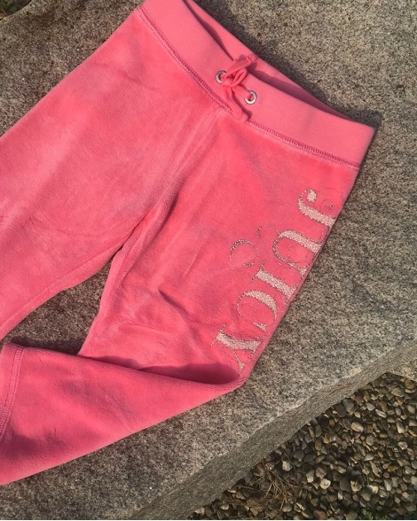 Tepláky dětské Juicy Couture růžové